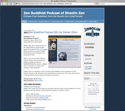 Web Blog screenshot